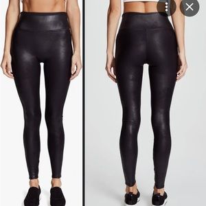 Famous Spanx faux leather leggings